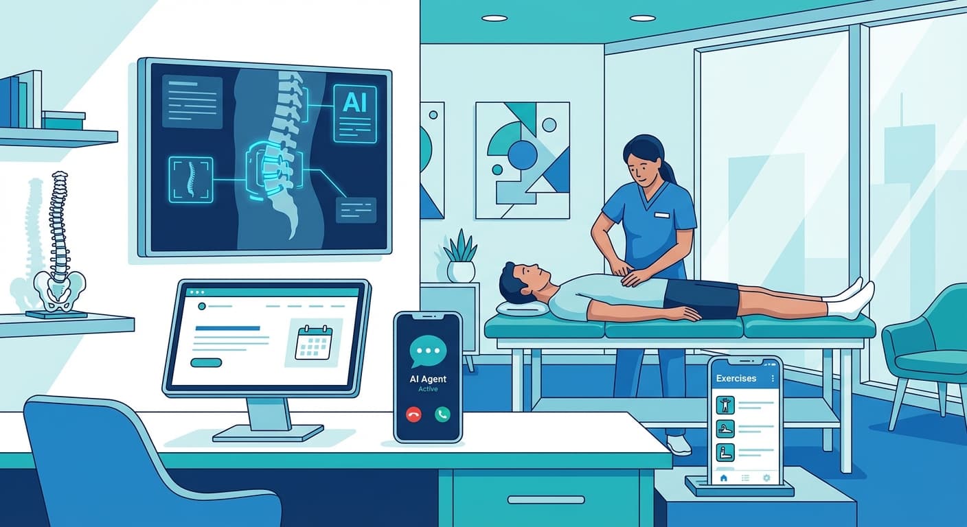Chiropractors AI illustration