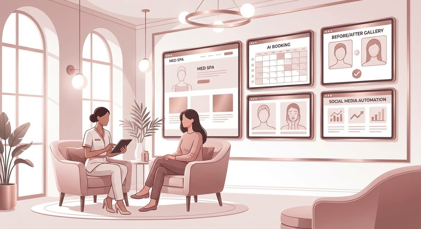 Med Spas AI illustration