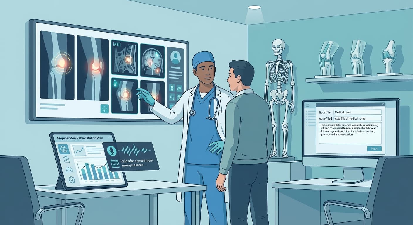 Orthopedic Practices AI illustration